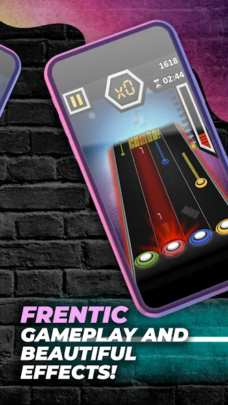 Взломанная Guitar Hero Game: EDM Music [MOD: безлимитные деньги и все песни открыты] на Андроид — скриншот 3