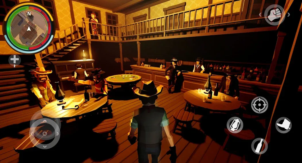 West Cowboy Western Polygon [MOD: безлимитные деньги и все персонажи] — Скачать бесплатно (APK) — скриншот 2