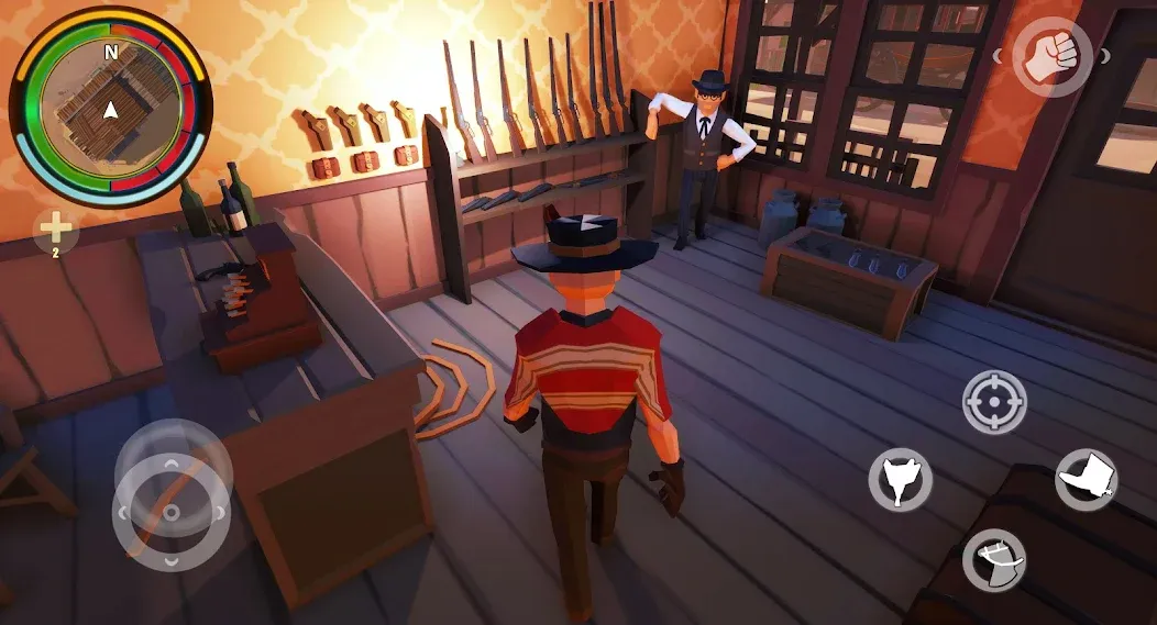 West Cowboy Western Polygon [MOD: безлимитные деньги и все персонажи] — Скачать бесплатно (APK) — скриншот 3
