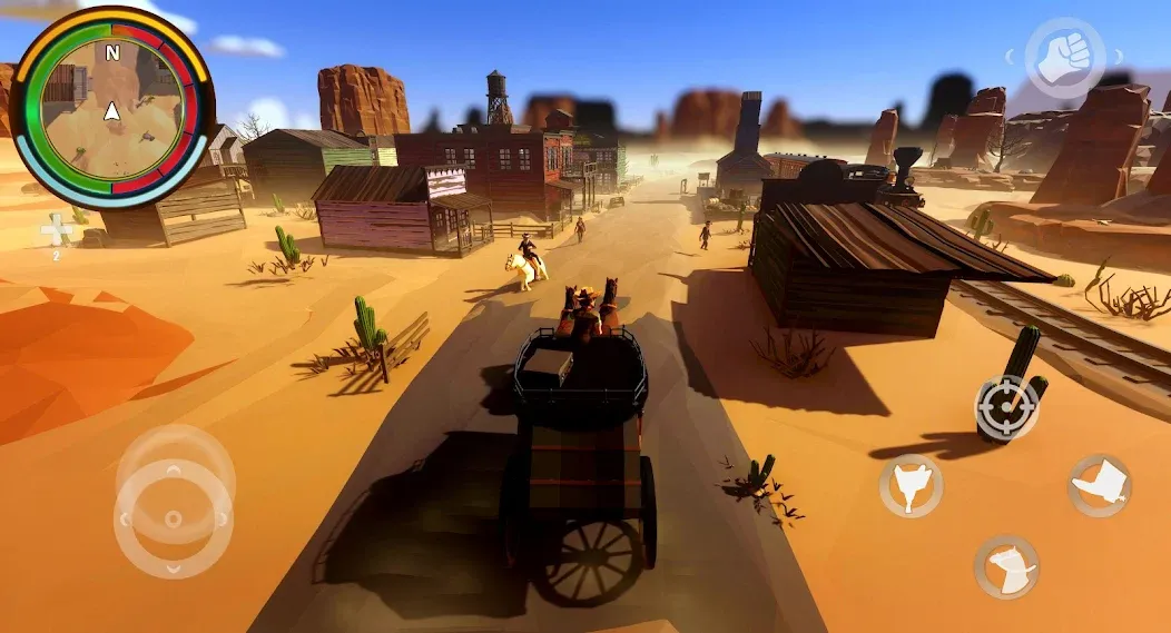 West Cowboy Western Polygon [MOD: безлимитные деньги и все персонажи] — Скачать бесплатно (APK) — скриншот 4