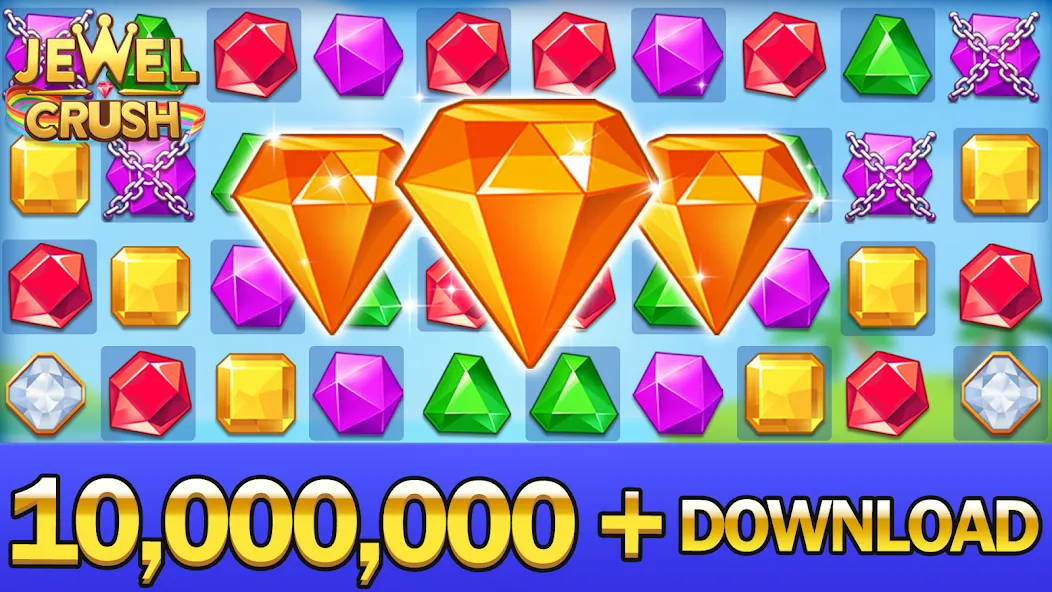 Jewel Crush™ - Match 3 Legend [MOD: безлимитные жизни и бустеры] последняя версия — скриншот 5