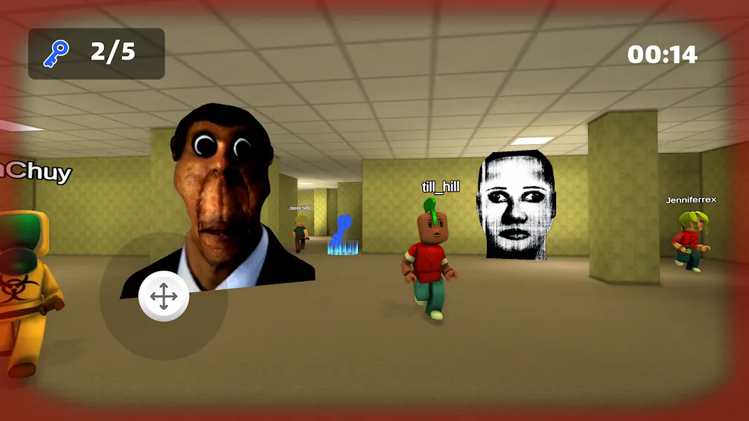 Скачать взлом Nextbots: Obunga Chase Rooms [MOD: безлимитные жизни и открыты все комнаты] — скриншот 3