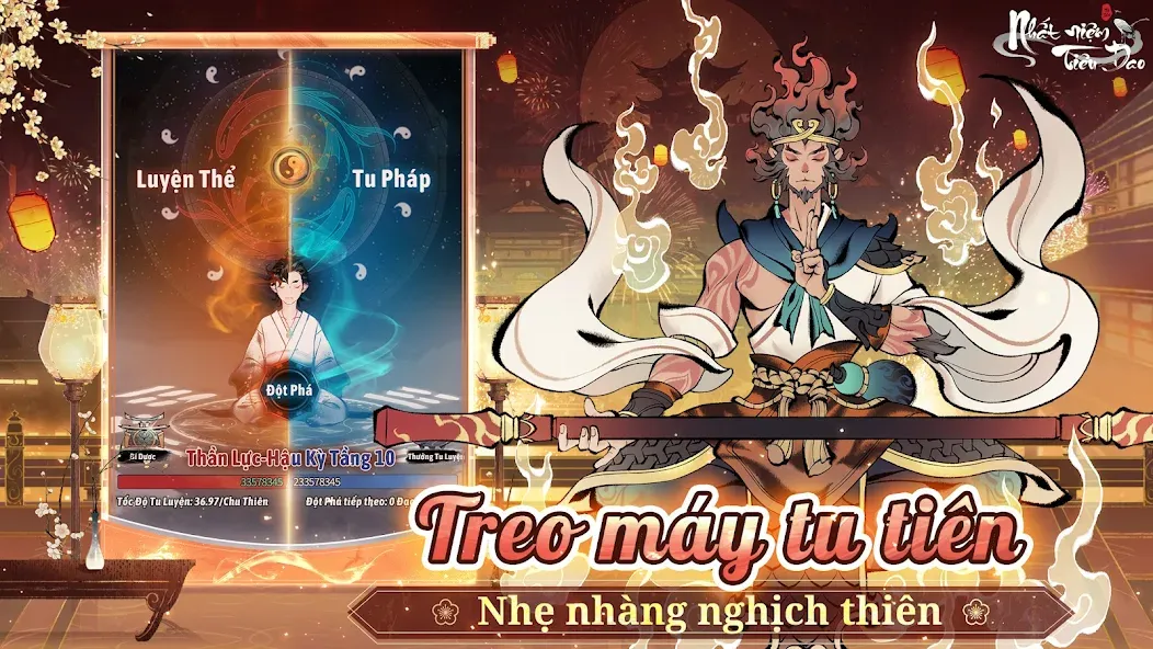 Nhất Niệm Tiêu Dao - Gzone [MOD: безлимитная энергия и быстрый прогресс] последняя версия — скриншот 3