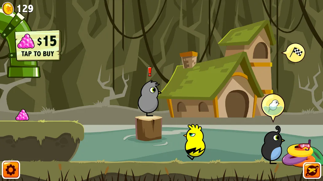 Скачать взлом Duck Life 4 [MOD: безлимитные деньги и ускоренная прокачка] — скриншот 1