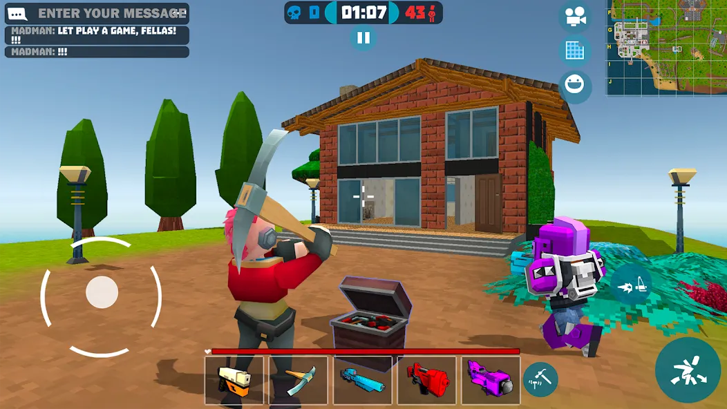 Скачать взлом Mad GunS online shooting games [MOD: безлимитные деньги и оружие] — скриншот 1