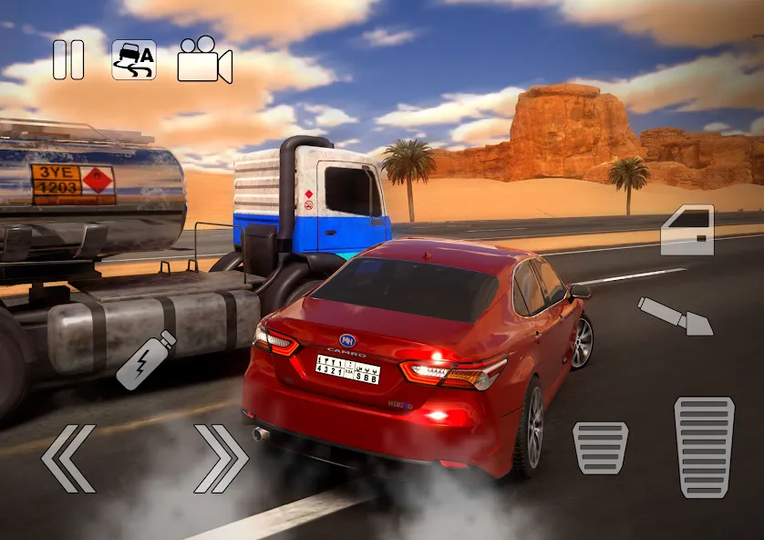 Highway Drifter [MOD: безлимитные деньги и топливо] на Андроид — скриншот 1
