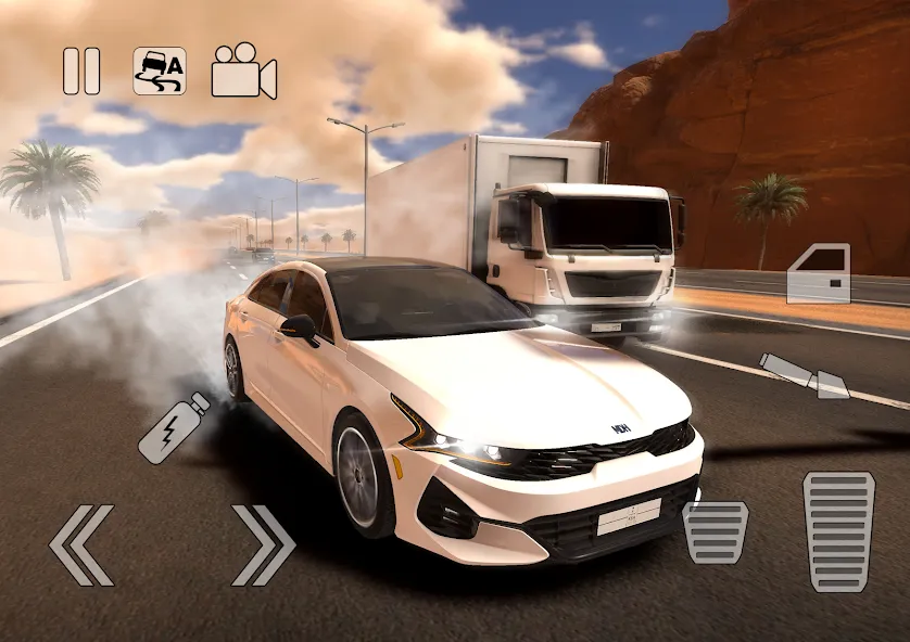 Highway Drifter [MOD: безлимитные деньги и топливо] на Андроид — скриншот 3