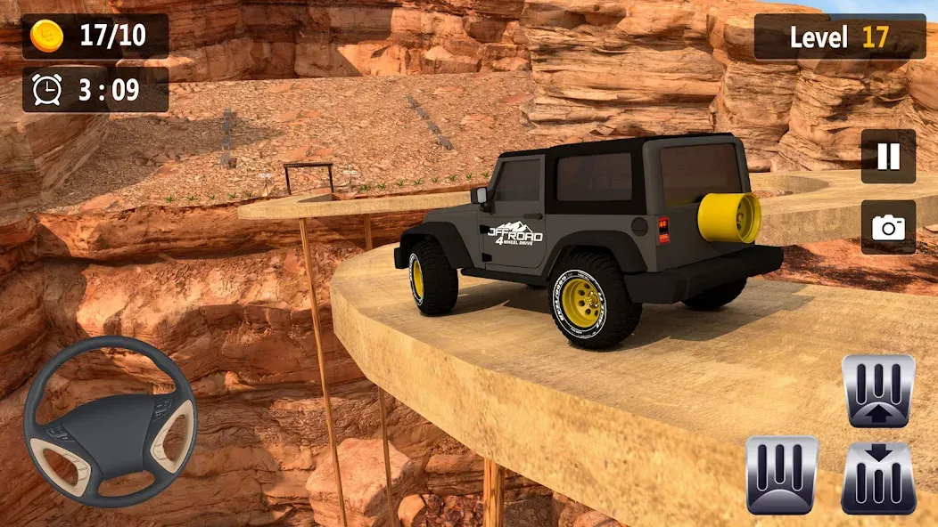 Mountain Driving: 4x4 Climb [MOD: безлимитные деньги и топливо] на Андроид — скриншот 4
