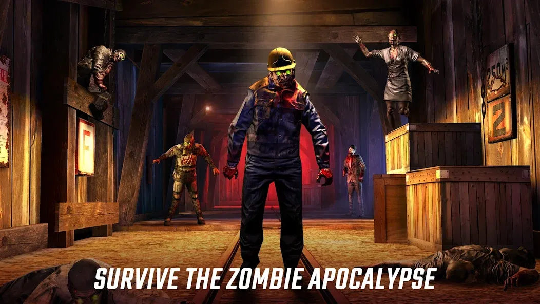 Скачать взлом Dead Trigger 2 FPS Zombie Game [MOD: безлимитные деньги и оружие] — скриншот 1