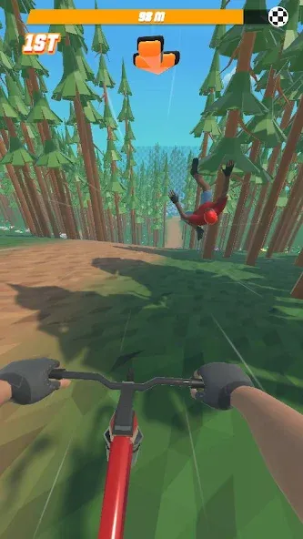 Bike Hill 3D [MOD: безлимитные деньги и все трассы открыты] на Андроид — скриншот 2