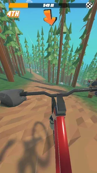 Bike Hill 3D [MOD: безлимитные деньги и все трассы открыты] на Андроид — скриншот 4