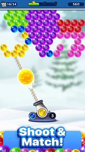 Bubble Pop Games: Shooter Cash [MOD: безлимитные монеты и жизни] последняя версия — скриншот 3