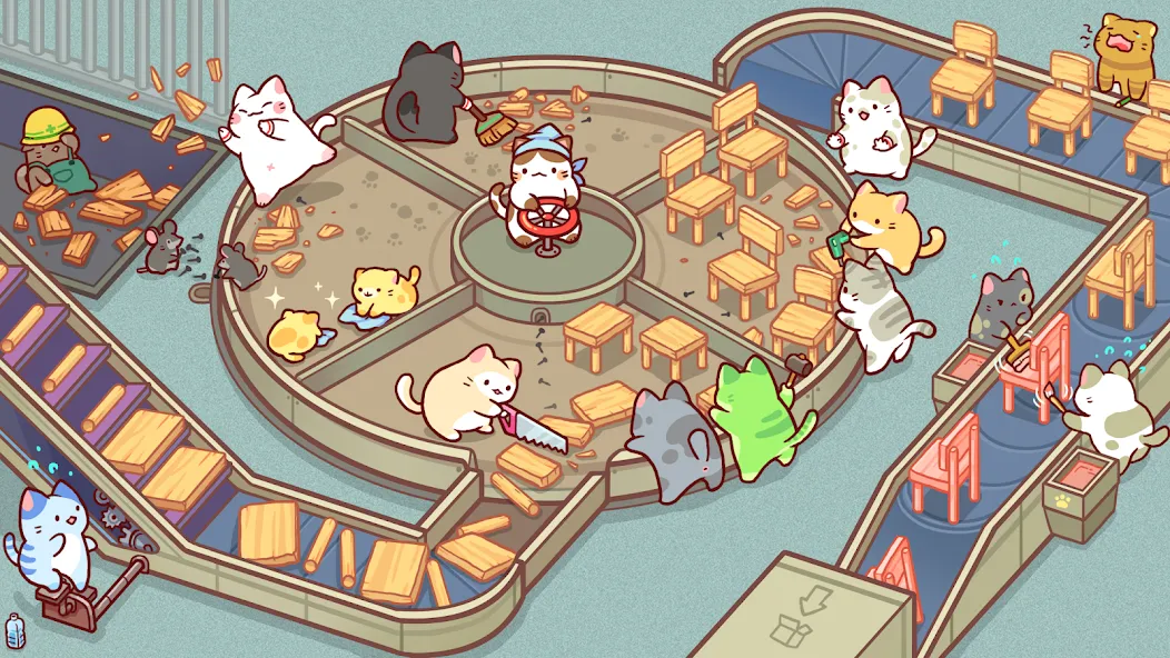 Kitty Cat Tycoon [MOD: безлимитные деньги и ресурсы] последняя версия — скриншот 3