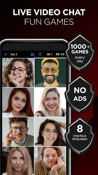 Скачать Mafia Online With Video Chat [MOD: безлимитные монеты и видеочат] на телефон — скриншот 1