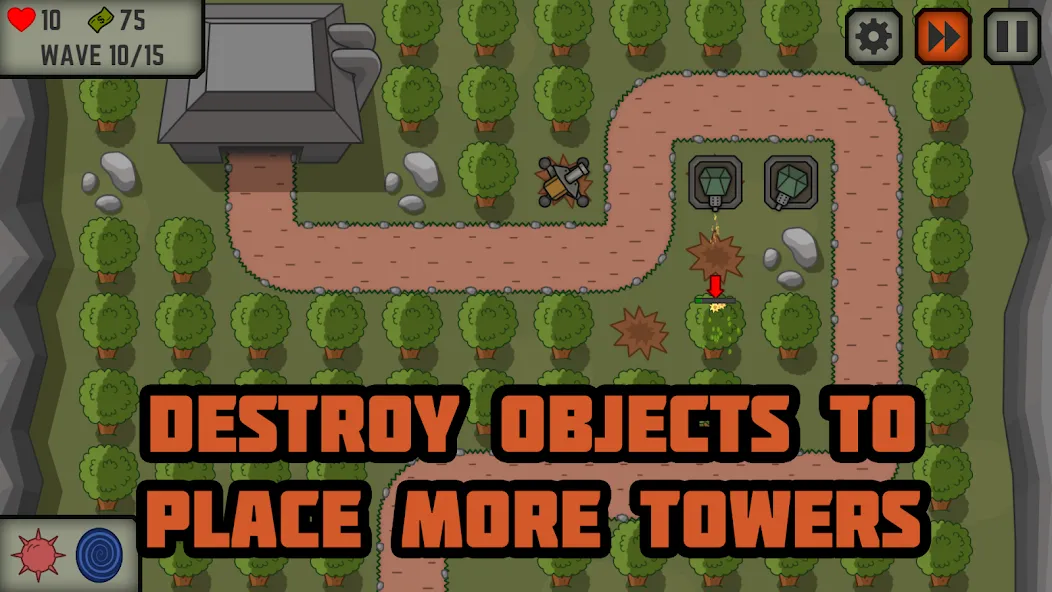 Tactical War: Tower Defense [MOD: безлимитные деньги и мощные войска] — Скачать бесплатно (APK) — скриншот 4