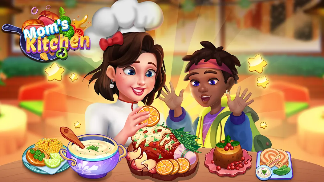 Mom's Kitchen : Cooking Games [MOD: безлимитные деньги и открыты все уровни] (Бесплатно / APK) — скриншот 1
