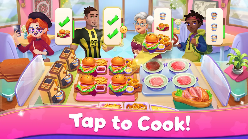 Mom's Kitchen : Cooking Games [MOD: безлимитные деньги и открыты все уровни] (Бесплатно / APK) — скриншот 3