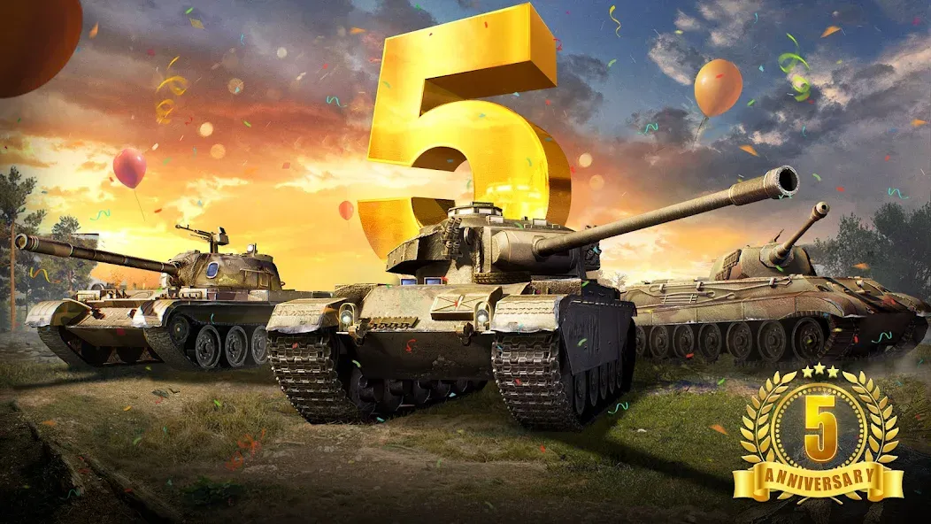 Furious Tank: War of Worlds [MOD: безлимитные деньги и боеприпасы] (Бесплатно / APK) — скриншот 1