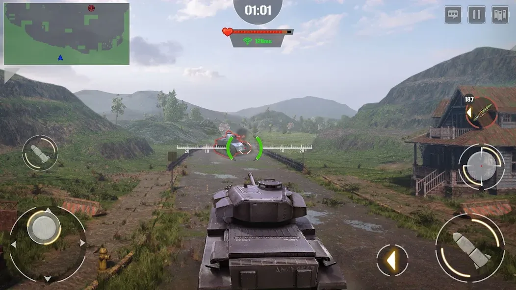 Furious Tank: War of Worlds [MOD: безлимитные деньги и боеприпасы] (Бесплатно / APK) — скриншот 3