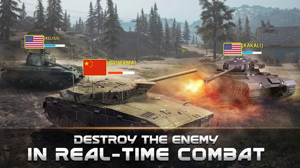 Furious Tank: War of Worlds [MOD: безлимитные деньги и боеприпасы] (Бесплатно / APK) — скриншот 5