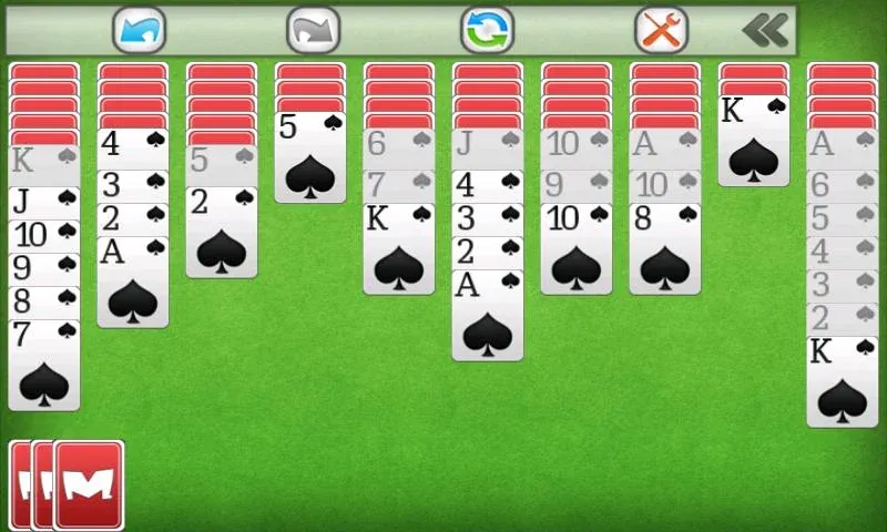 Скачать взлом Spider Solitaire [MOD: без рекламы и бесконечные подсказки] — скриншот 3
