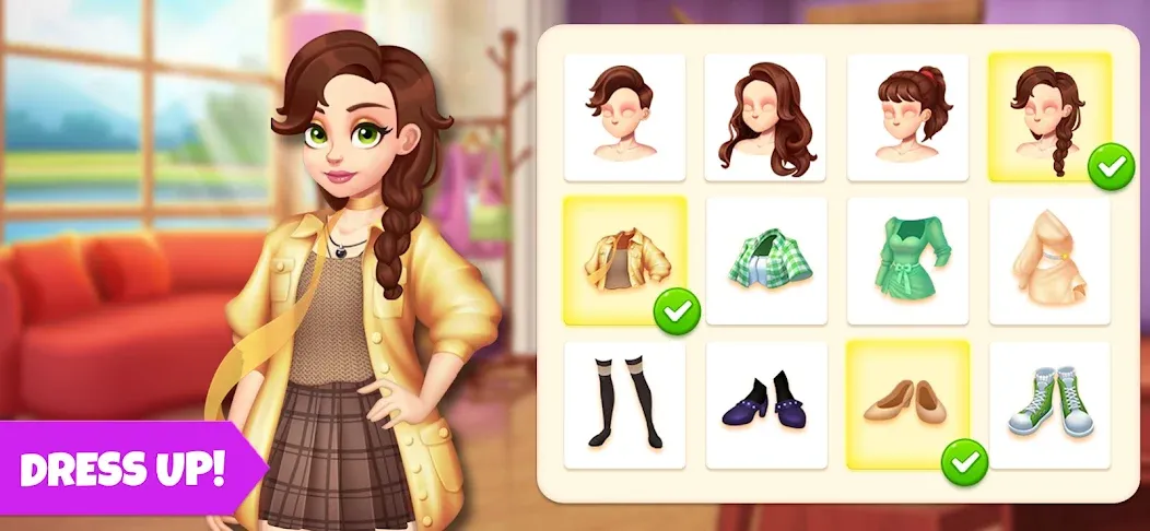 Скачать взлом Makeover Blast: Dressup Salon [MOD: безлимитные деньги и алмазы] — скриншот 3