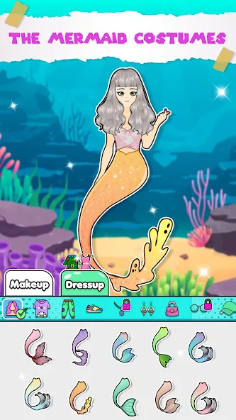 Взломанная Paper Doll Dress up Games [MOD: все наряды и аксессуары открыты] на Андроид — скриншот 5