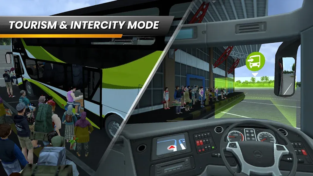 Скачать взлом Bus Simulator Indonesia [MOD: безлимитные деньги и топливо] — скриншот 4
