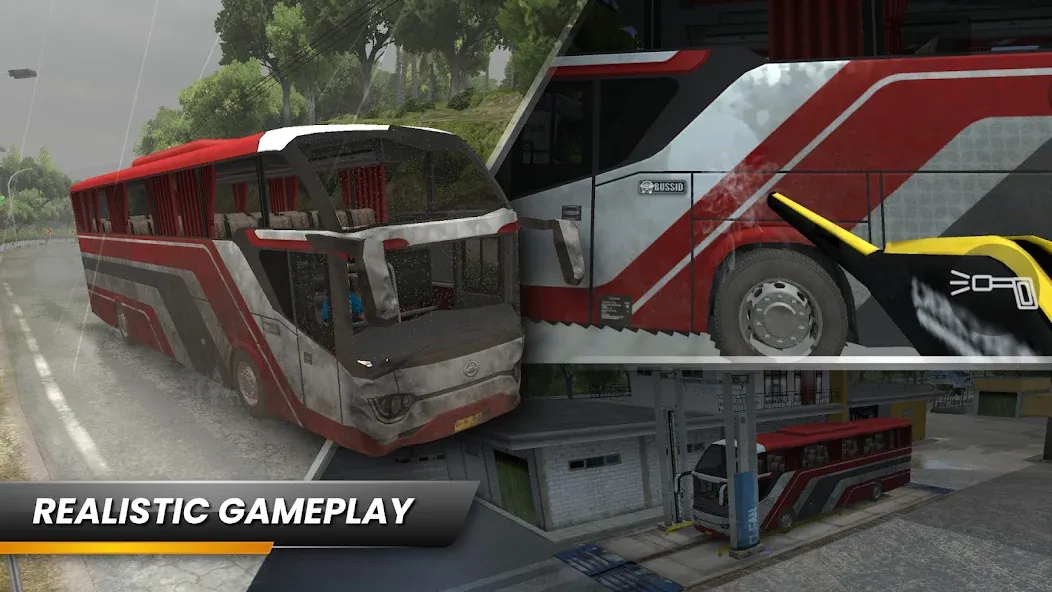 Скачать взлом Bus Simulator Indonesia [MOD: безлимитные деньги и топливо] — скриншот 5
