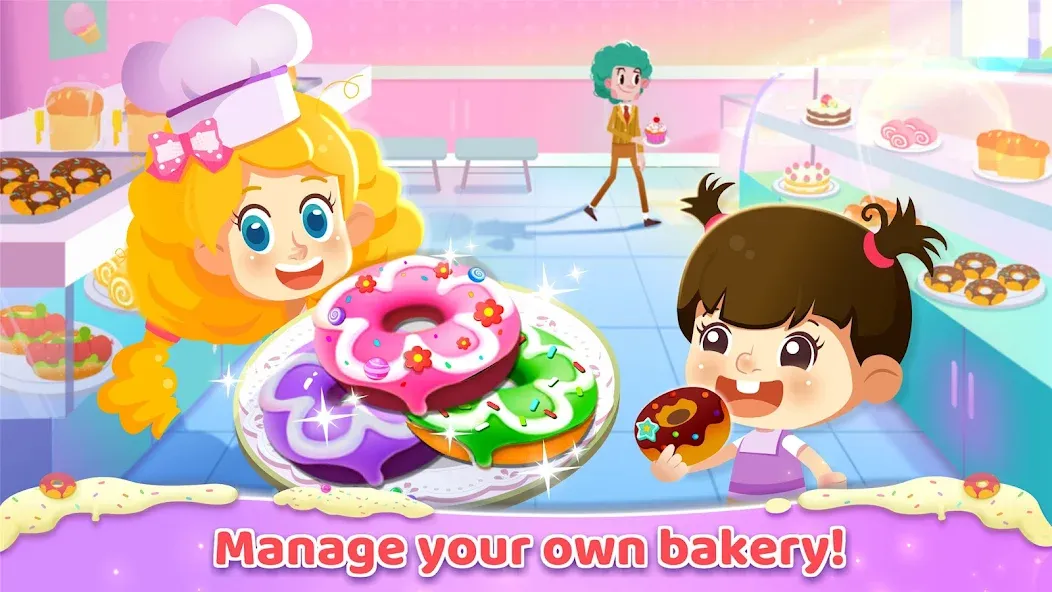 Скачать Little Panda: Sweet Bakery [MOD: безлимитные монеты и все рецепты открыты] — скриншот 1