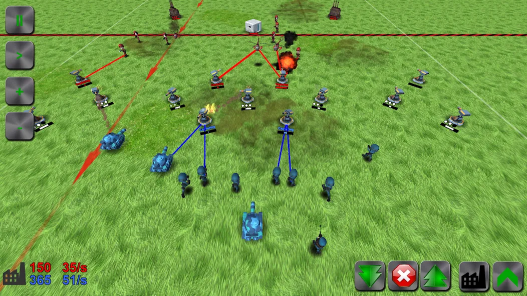 WAR! Showdown [MOD: безлимитные ресурсы и быстрая прокачка] — Скачать бесплатно (APK) — скриншот 1