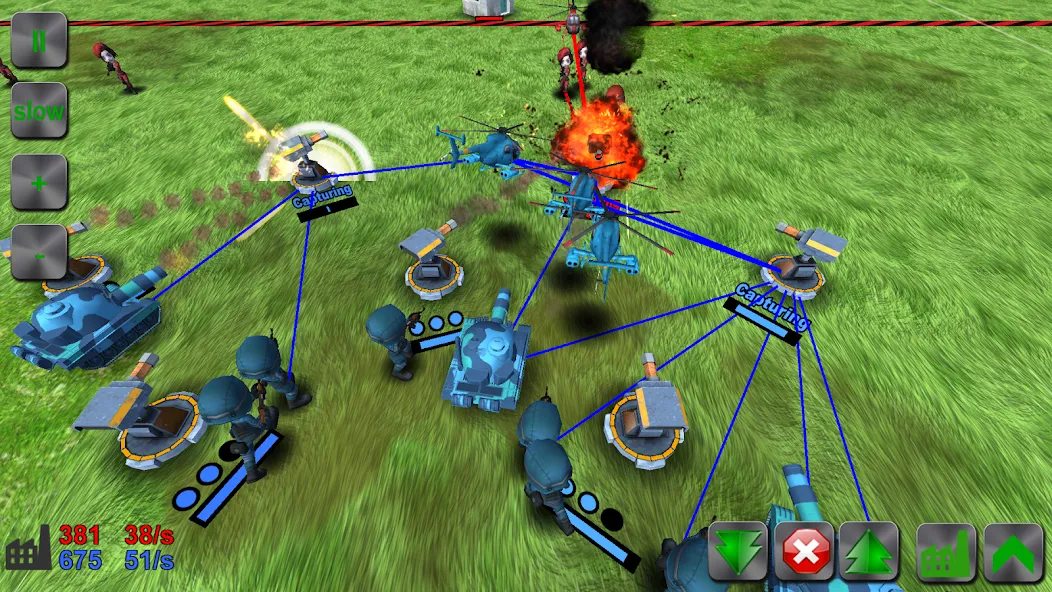 WAR! Showdown [MOD: безлимитные ресурсы и быстрая прокачка] — Скачать бесплатно (APK) — скриншот 3