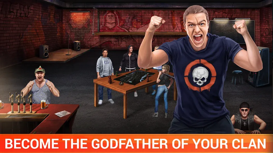 Gang Wars [MOD: безлимитные деньги и оружие] (Бесплатно / APK) — скриншот 2
