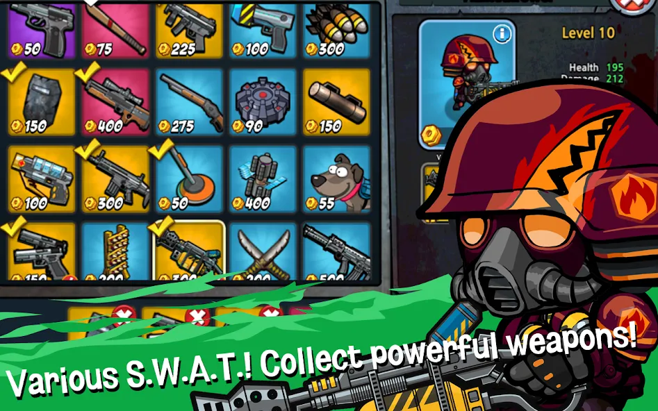 Скачать взлом SWAT and Zombies Season 2 [MOD: безлимитные деньги и патроны] — скриншот 2