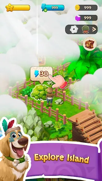 Island Adventure Jungle Blast [MOD: безлимитные монеты и все уровни открыты] на Андроид — скриншот 4