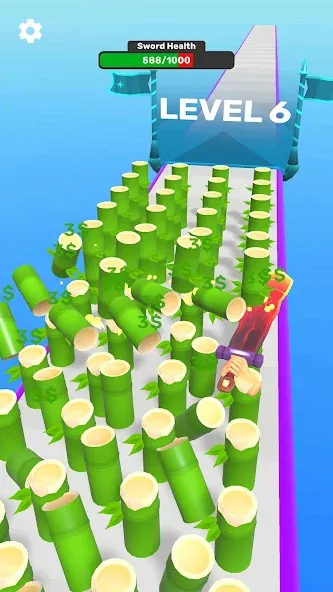 Скачать Sword Melter [MOD: много денег и мощный меч] — скриншот 5
