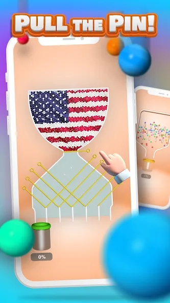 Pull the Pin [MOD: без рекламы и все уровни открыты] — Скачать бесплатно (APK) — скриншот 1