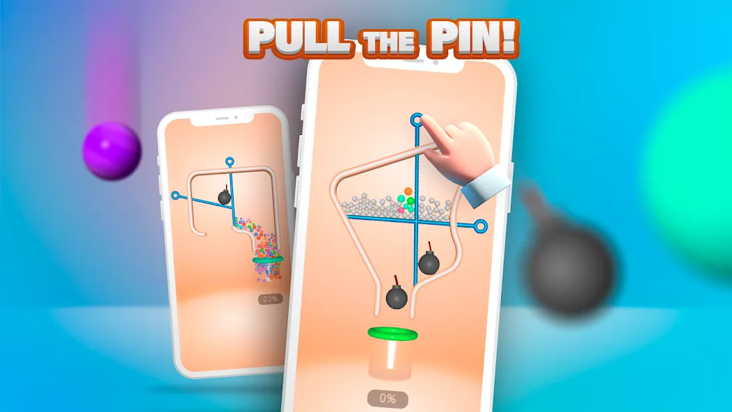 Pull the Pin [MOD: без рекламы и все уровни открыты] — Скачать бесплатно (APK) — скриншот 5