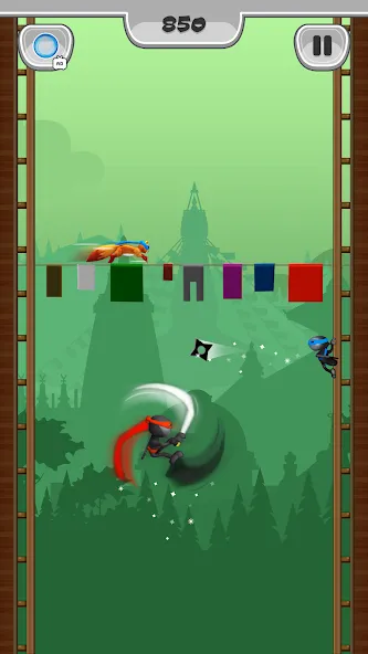 NinJump - Deluxe Run [MOD: безлимитные монеты и усиленный прыжок] последняя версия — скриншот 5