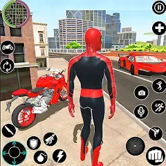 Flying Spider Rope Hero Fight [MOD: безлимитные деньги и суперсила героя] последняя версия