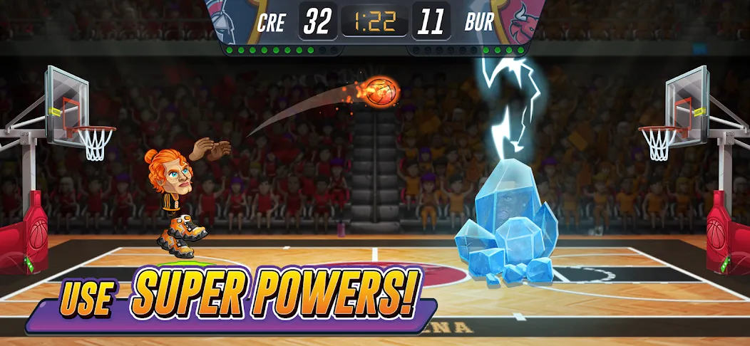 Basketball Arena: Online Game [MOD: безлимитные деньги и алмазы] — Скачать бесплатно (APK) — скриншот 2