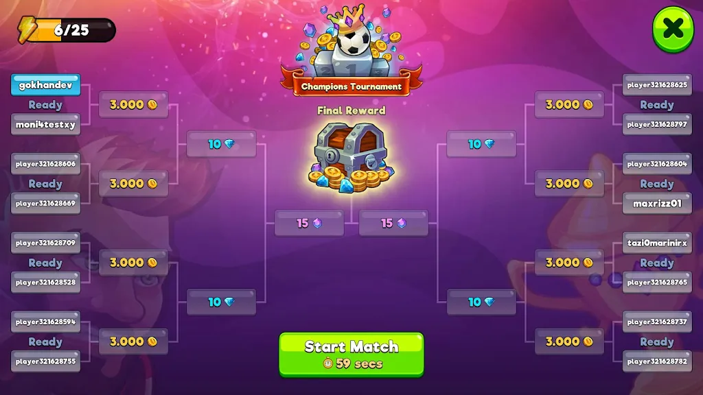 Скачать взлом Head Ball 2 - Online Soccer [MOD: безлимитные монеты и алмазы] — скриншот 5