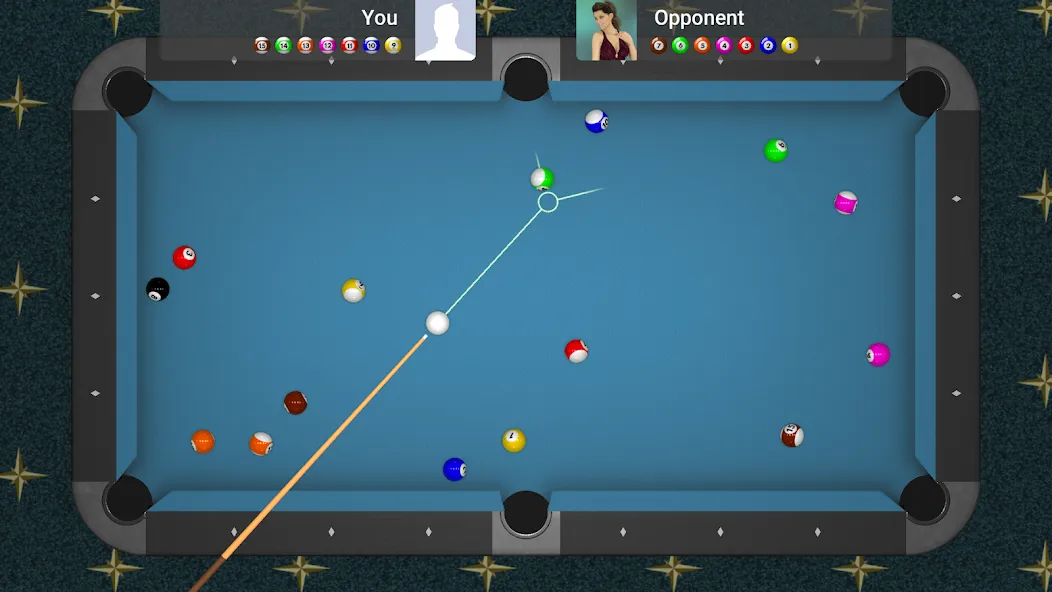 Взломанная Pool Online - 8 Ball, 9 Ball [MOD: безлимитные монеты и алмазы] на Андроид — скриншот 1