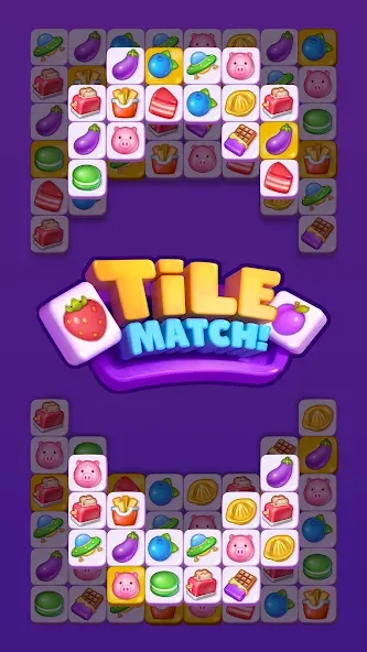 Скачать взлом Tile Match - Matching Game [MOD: без рекламы и подсказки доступны] — скриншот 5