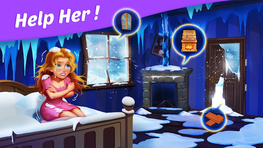 Скачать Matchington Mansion [MOD: безлимитные монеты и открыты все уровни] — скриншот 2