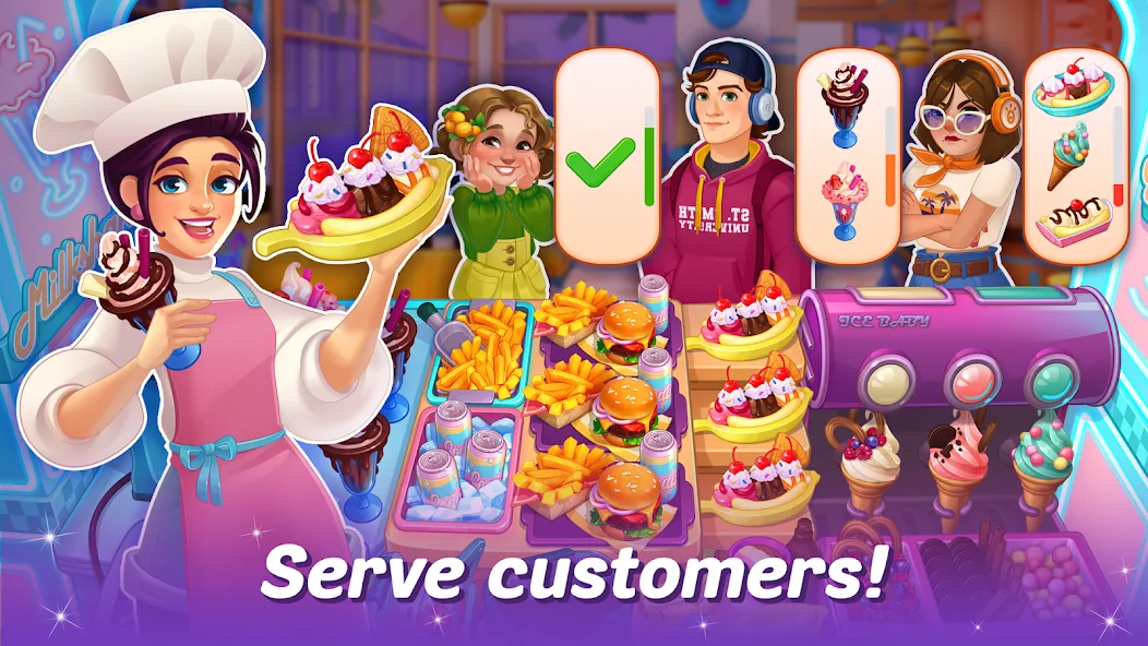 Cooking Live - restaurant game [MOD: безлимитные деньги и энергия] (Бесплатно / APK) — скриншот 3