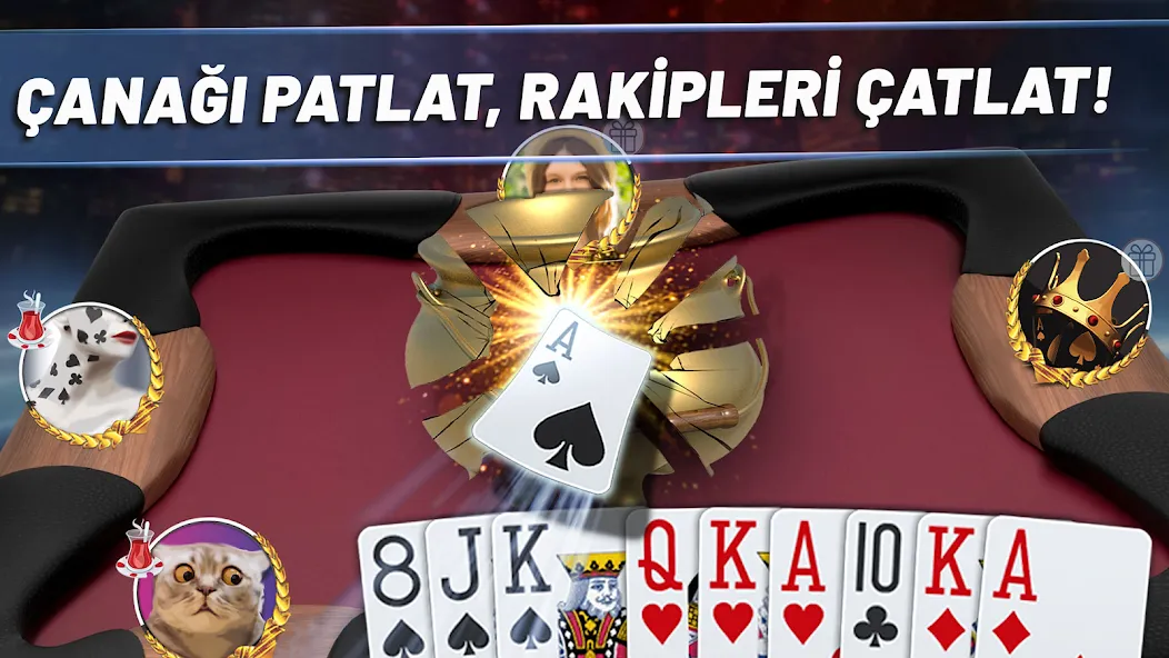 Çanak Batak [MOD: безлимитные фишки и подсказки] — Скачать бесплатно (APK) — скриншот 1