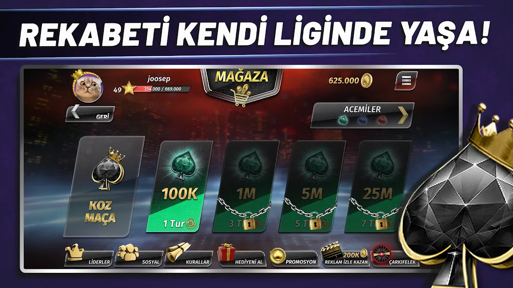 Çanak Batak [MOD: безлимитные фишки и подсказки] — Скачать бесплатно (APK) — скриншот 4