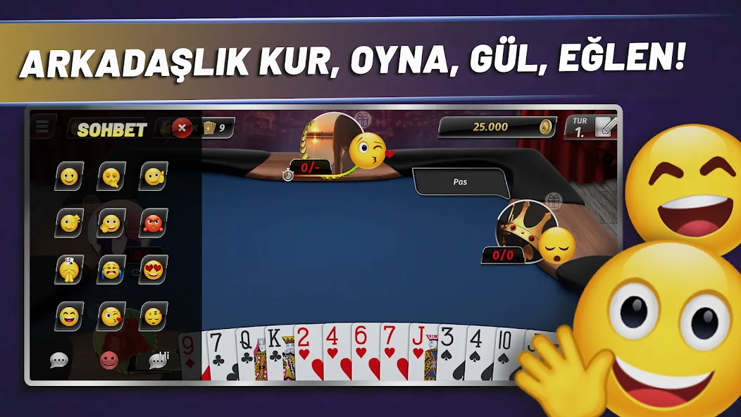 Çanak Batak [MOD: безлимитные фишки и подсказки] — Скачать бесплатно (APK) — скриншот 5