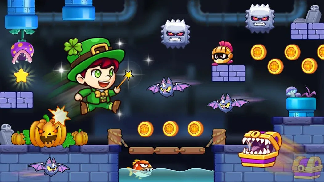 Super Matteo Adventure [MOD: новые уровни и усиленные способности] (Бесплатно / APK) — скриншот 1